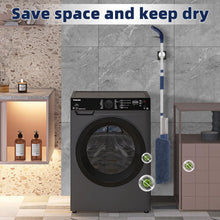 Carica l'immagine nel visualizzatore di Gallery, Scopa Lavapavimenti a Spruzzo，Rotazione di 360° Spray Mop Mocio Lavapavimenti con 3 Cuscinetti Riutilizzabili in Microfibra，500ML，Portascope e Raschietto per la pulizia dei pavimenti e finestre