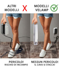 Carica l'immagine nel visualizzatore di Gallery, Velamp BIG TWIX - Lampada di Emergenza Portatile Ricaricabile, LED, Super Luminosa (500 lumen) - Dimmerabile - Con Caric