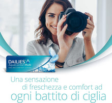 Carica l'immagine nel visualizzatore di Gallery, Dailies AquaComfort Plus lenti a contatto giornaliere | 30 pz | -01.75 dpt