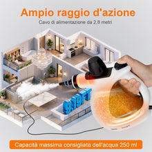 Carica l'immagine nel visualizzatore di Gallery, Ibergrif Pulitore a vapore portatile 1050W, 9 accessori