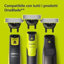 Carica l'immagine nel visualizzatore di Gallery, Philips OneBlade Original 360 lame, compatibili con tutti i modelli OneBlade e Pro, 5 pezzi (modello QP450/50)