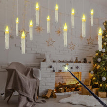Carica l'immagine nel visualizzatore di Gallery, Candele galleggianti 12 Pezzi, Candela sospesa LED, Candele a Sospensione telecomandate, Candele Decorative di Halloween