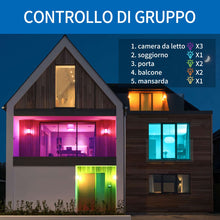 Carica l'immagine nel visualizzatore di Gallery, ANWIO Lampadina Alexa, Lampadina Smart,5W Equivalenti a 40W,470Lm,C37, Lampada Smart Wifi E14 con Telecomando Compatibil
