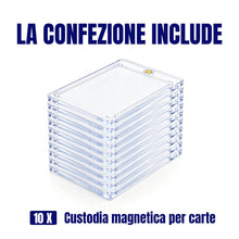 Carica l'immagine nel visualizzatore di Gallery, Wigearss 10 Pezzi 35PT Carte Cornici Acriliche Magnetiche Trasparente Protezione UV Custodie per Carte Magic, MTG, Sport