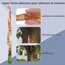 Carica l'immagine nel visualizzatore di Gallery, WD&amp;CD Rotolini Acchiappamosche 22 Pezzi, Verde Trappole Mosche, Strisce Cattura Mosche, Trappola Mosche per Frutta Appic