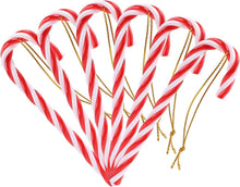 Carica l'immagine nel visualizzatore di Gallery, Naler Addobbi Decorazioni Albero di Natale Particolari, 12pz Bastoncini di Zucchero Natalizi in Plastica per Natale Decorazioni Casa