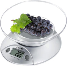 Carica l'immagine nel visualizzatore di Gallery, CAMRY Bilancia da Cucina Digitale Elettronica 5kg/11lb, Chiaro