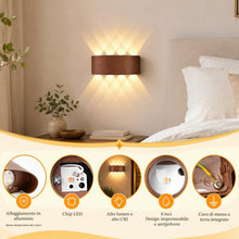 Carica l'immagine nel visualizzatore di Gallery, 2 Pezzi Applique da Parete LED per Interni, 8W Up Down Lampada da Parete