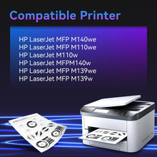 Carica l&#39;immagine nel visualizzatore di Gallery, ZIPRINT 142A Toner di ricambio per HP 142A W1420A W1420X per HP toner hp laserjet m140we toner hp laserjet m110we m110w MFP m140w m139we m139w(1 nero,nessun chip)