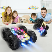 Carica l'immagine nel visualizzatore di Gallery, Macchina Telecomandata per Bambini, Rotazione a 360° con Luce LED 2.4GHZ 4WD RC Auto Telecomandata per Bambini 8-12 Anni RC Auto Giochi Interno All'Aperto Giardino Regalo Bambino Compleanno Giocattolo