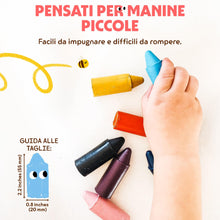Carica l'immagine nel visualizzatore di Gallery, Honeysticks Pastelli 100% Pura Cera d'Api (Confezione da 12 Pezzi)