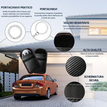 Carica l'immagine nel visualizzatore di Gallery, caslord 2 Borse Keyless Go Protection Chiave per Auto