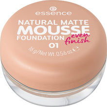 Carica l'immagine nel visualizzatore di Gallery, essence FONDOTINTA NATURAL MATTE MOUSSE opacizzante finish naturale (16 g)
