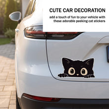 Carica l'immagine nel visualizzatore di Gallery, 6 adesivi in PVC a forma di gatto nero per paraurti auto