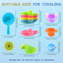 Carica l&#39;immagine nel visualizzatore di Gallery, Giocattoli da Bagno,Giocattolo da bagno 5 Barca Giochi bagnetto Giocattoli da Bagnetto per Bambini,Mulino ad acqua rotante con Ventose,Giochi Bagnetto per Bambini 1 2 3 4 Anni