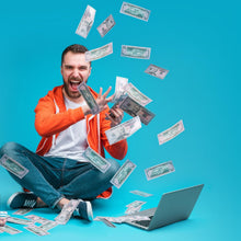 Carica l'immagine nel visualizzatore di Gallery, 140 Pezzi Prop Money HSYWSH Dollar Finti Dimensioni Reali, Money Dollar, Fake Scheine, Cash Giocattolo per Bambini, Copy