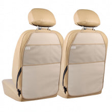 Carica l'immagine nel visualizzatore di Gallery, Viaviat Set di 2 tappetini per auto grandi e resistenti all'acqua, con 2 tasche in rete, protezione da polvere, fango e 
