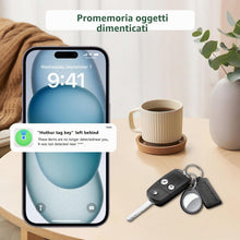 Carica l'immagine nel visualizzatore di Gallery, QCOQ® Tracker Tags 4 Pezzi Noir Compatibile con Apple Dov’è App (solo iOS)
