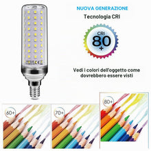 Carica l'immagine nel visualizzatore di Gallery, Lampadine LED da 22W, 180W Lampadine a Incandescenza Equivalenti, Bianco Freddo 6000K, 2500Lm, E14 Piccola Vite Edison, 