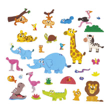Carica l'immagine nel visualizzatore di Gallery, Janod - Magnéti'Stories Animali d'Africa - Gioco Educativo Magnetico 30 Calamite - Giocattolo per Bambini in Cartone FSC