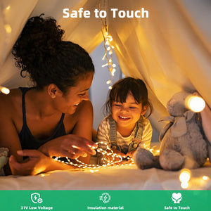 LEDYA Luci di Natale da Esterno, 9M 240 LED Tenda Luminosa Natale con Timer/8 modalità, IP44 Impermeabili, Luci Natale Esterno Cascata Decorazioni per Balcone, Natale, Matrimoni, Feste
