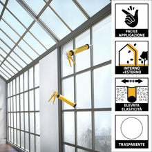 Carica l'immagine nel visualizzatore di Gallery, SIKA - Silicone universale - Sikasil Universal - Trasparente - 280ml