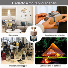 Carica l'immagine nel visualizzatore di Gallery, Bottiglia Deodoranti per Auto Vuota, Boccette di Profumo Vuote per Olio Essenziale, 8 Pezzi 8ML Trasparente Ciondolo Pro