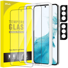 Carica l'immagine nel visualizzatore di Gallery, JETech Pellicola Protettiva per Samsung Galaxy S22 Plus, 2+2 Pezzi