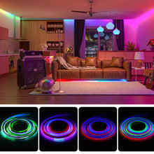 Carica l'immagine nel visualizzatore di Gallery, BTF-LIGHTING FCOB COB RGB Striscia LED 24V WS2811 IC 1 metri 720LEDs/m IP30