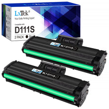 Carica l&#39;immagine nel visualizzatore di Gallery, LxTek MLT-D111S Sostituzione Compatibile per Samsung D111S MLT-D111L Toner per Xpress M2026W M2026 M2070FW M2070 M2070W M2070F M2020 M2020W M2021 M2021W M2022 M2022W M2071 M2071W M2078W (Nero, 2-Pack)