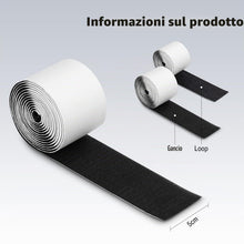Carica l'immagine nel visualizzatore di Gallery, Donner Nastro Pedale Pedaliera Montaggio Nastro di Fissaggio Hook Loop Lunghezza 2M Larghezza 5CM per Pedali a Effetto d