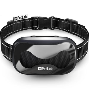 PetLab Collare Antiabbaio per Cani Collari Addestramento Collare Anti Abbaio Cani di Piccola Grande Talia Vibrazione Educativo Stop Abbaiare Dispositivo Antiabbaio Cane Anti Bark Collar