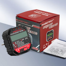 Carica l'immagine nel visualizzatore di Gallery, Tester de Prese Elettriche, Tester per Circuiti Elettrici con Test RCD e Display LCD, Rilevatore Cavi Elettrici 6 tipi d