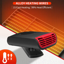 Carica l'immagine nel visualizzatore di Gallery, KAOLALI Riscaldatore per Auto 12V, Portatile 150W Stufetta per Auto