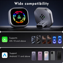 Carica l'immagine nel visualizzatore di Gallery, 2 in 1 Adattatore Wireless per CarPlay e Android Auto