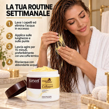 Carica l'immagine nel visualizzatore di Gallery, Karseell MACA CARE SYSTEM Maschera Capelli Professionale Collagene Olio di Argan Cocco Avocado Cheratina Karité Idratazi
