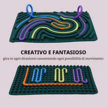 Carica l'immagine nel visualizzatore di Gallery, Sensory Activity Board Tavola da Attività Sensoriale Scheda di Attività Sensoriale Giocattolo Calmante in Silicone per S
