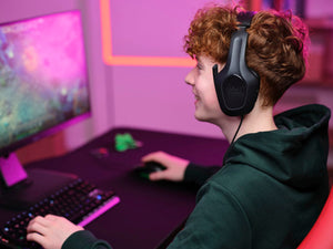 Trust Gaming GXT 415 Zirox Cuffie Gaming Leggere con Driver da 50 mm per PC, Xbox, PS4, PS5, Switch, Mobile, Jack Audio 3.5 mm, Cavo 2m, Cuffie con Microfono Over-Ear - Nero
