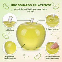 Carica l'immagine nel visualizzatore di Gallery, Squishy Mela 6 cm Turchese, Squishy Antistress Zucchero di Malto, Giocattolo Sensoriale a Ritorno Lento, Bolla Anti-Stre