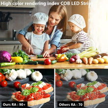 Carica l'immagine nel visualizzatore di Gallery, TOPAI Striscia LED COB 12V Impermeabile IP65 Bianco Naturale 5m 480LED/m
