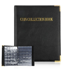 Carica l&#39;immagine nel visualizzatore di Gallery, Album della Collezione di Monete, 480 Tasche Raccoglitore Monete, Album di Monete da Collezione, per Collezionisti, Raccolta Album Libro, Porta Monete - Nero