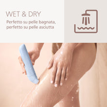 Carica l'immagine nel visualizzatore di Gallery, Philips Lady Shaver Serie 6000 - Rasoio senza filo, Wet &amp; Dry, sistema di rasatura a 3 lame, per corpo e gambe, 80 minut