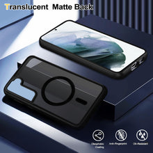 Carica l'immagine nel visualizzatore di Gallery, Tawarror MagSafe Cover Magnetica per Samsung Galaxy S21, Traslucida Nero