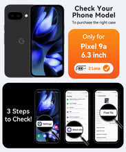 Carica l'immagine nel visualizzatore di Gallery, CANSHN Magnetica Cover per Google Pixel 9a (6.3 Pollici), [Protezione Completa Della Fotocamera] Custodia Traslucida Opa
