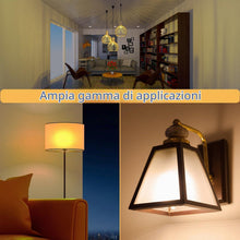 Carica l'immagine nel visualizzatore di Gallery, Lampadine Filamento LED E27 6W = 60W 690LM Bianca Calda 2700K 6 Pezzi