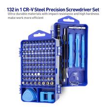 Carica l'immagine nel visualizzatore di Gallery, Eventronic 132 in 1 Set Cacciaviti Precisione Magnetici Professionali, Mini Magnetici kit di Riparazione, per Portatile 