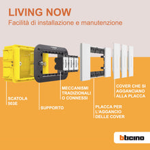 Carica l'immagine nel visualizzatore di Gallery, Bticino SK4003F Deviatore Tradizionale Living Now