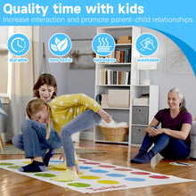 Carica l'immagine nel visualizzatore di Gallery, Twister Gioco Bambini, Twisting Floor Game con Tappetino, Gioco per Bambini e Adulti, per Famiglia Giochi di Abilità e E