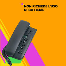 Carica l'immagine nel visualizzatore di Gallery, SAIET Telefono Fisso, Display, Grigio