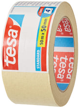 Carica l'immagine nel visualizzatore di Gallery, Tesa Nastro per Mascheratura Standard - Nastro in Carta per Mascheratura, Rimozione senza Residui per 4 Giorni, senza Solventi, 50 m x 50 mm